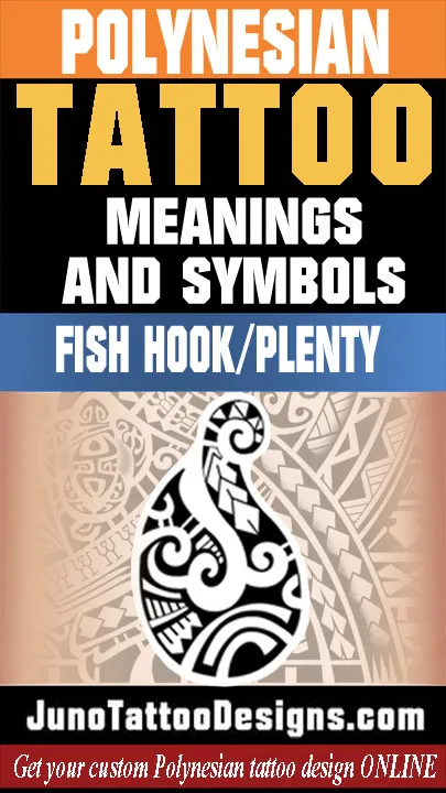 fish hook tattoo