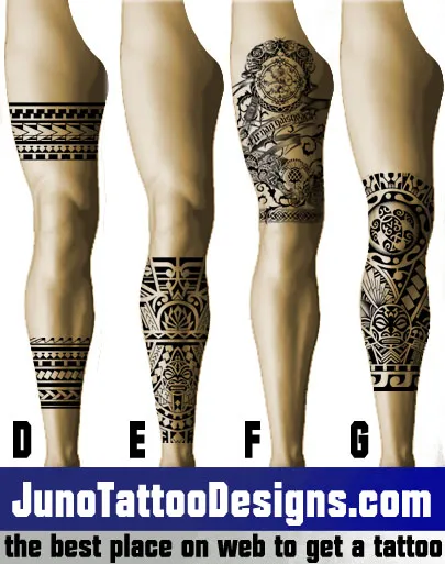 leg tattoos