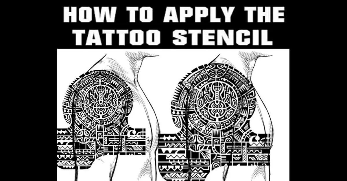 How to apply a tattoo stencil