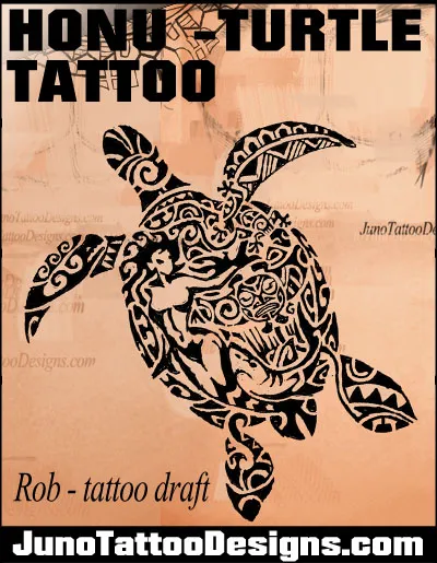 polynesian honu tattoo