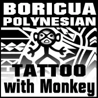 borciua sleeve tattoo monkey