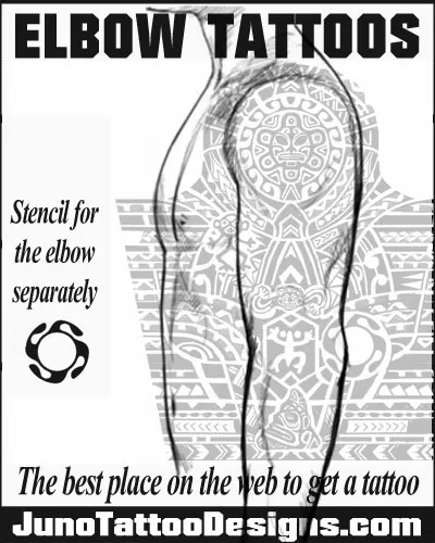 elbow tattoo 