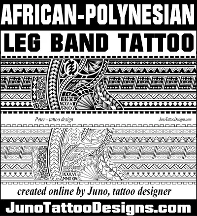 African armband tattoo design