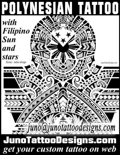 filipino sun tattoo