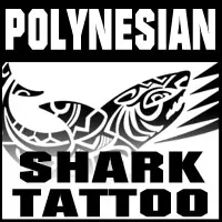 polynesian tribal shark tattoo