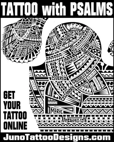 Psalms tattoo