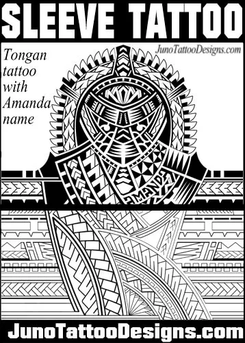 amanda tattoo for sleeve