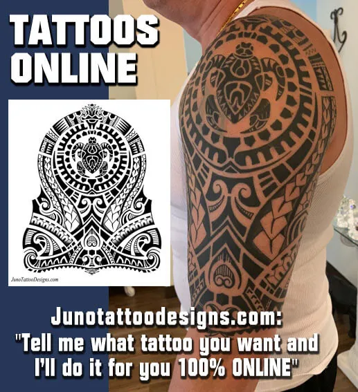 polynesian tattoo for shoulder