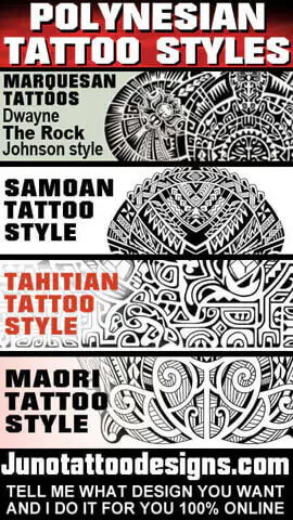 What is the difference between Polynesian tattoos