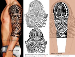 polynesian-tattoo-design-for-sleeve-by-Juno
